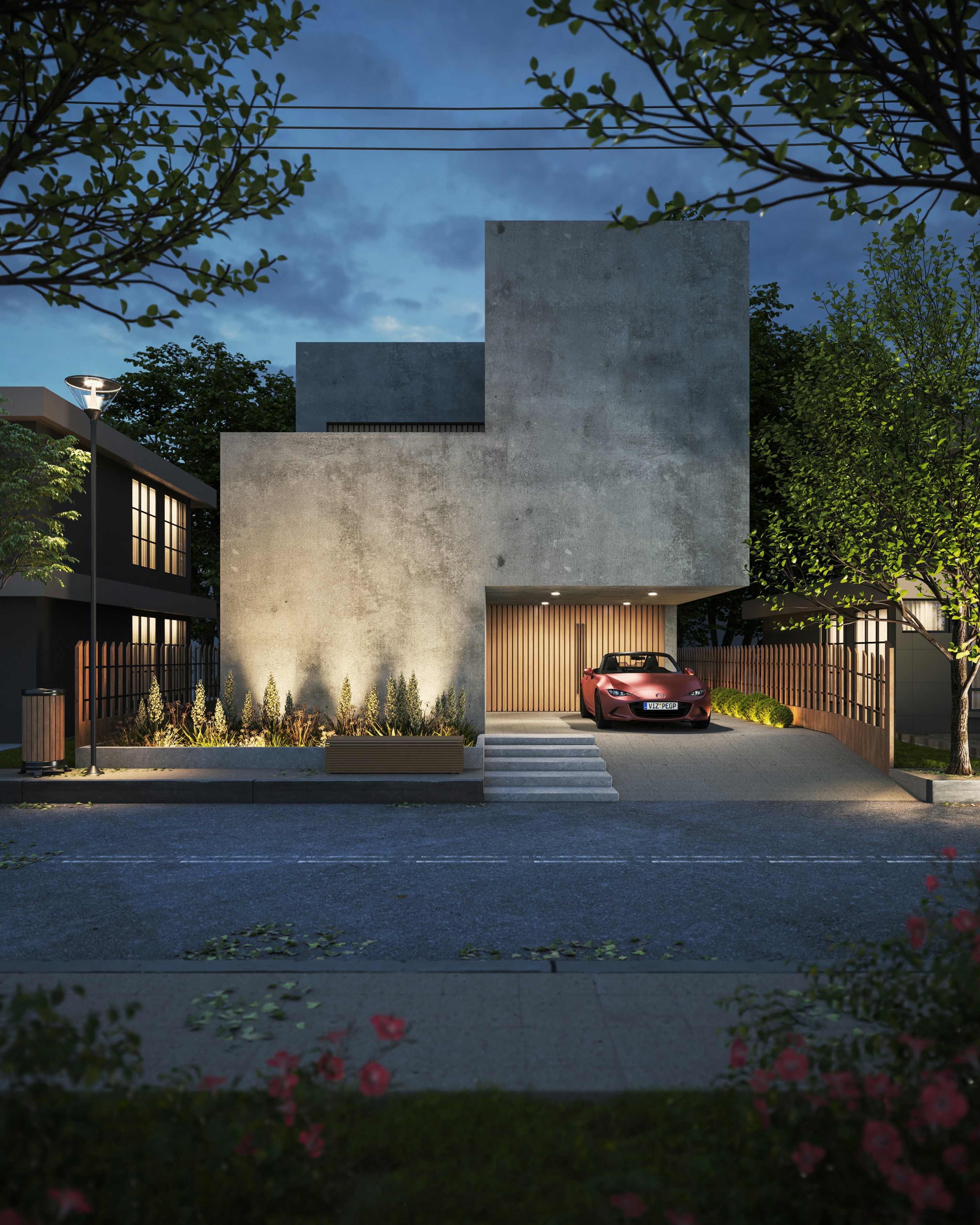 Architectural rendering